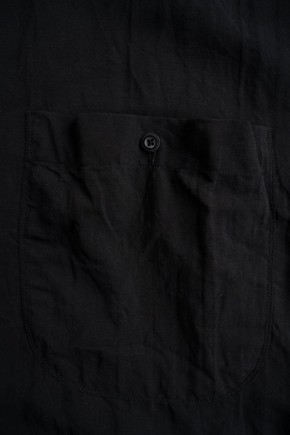 【ラスト1点】Back Flap H-S Shirts With Big Pockets”SH-052”-TW（BLACK）