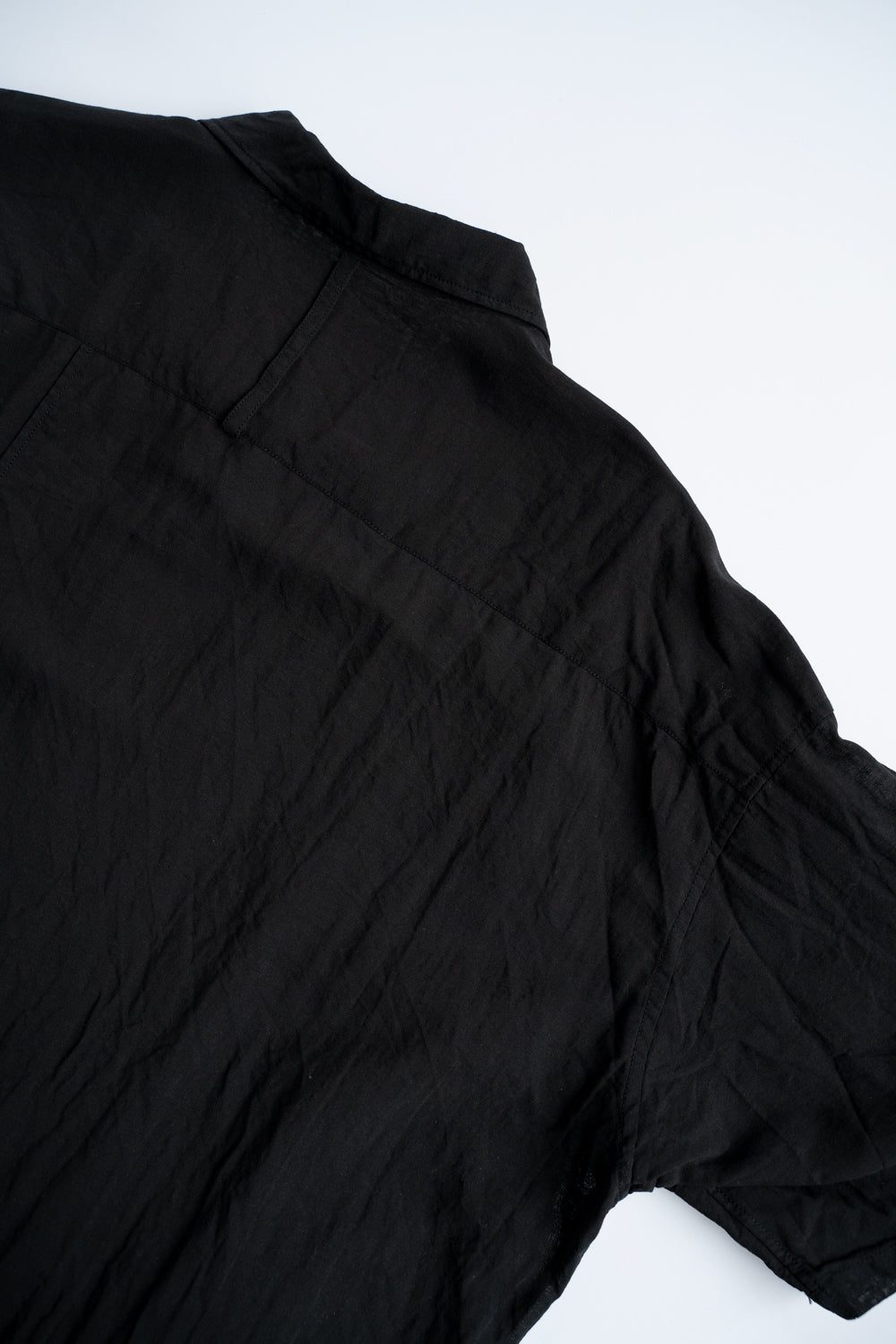 【ラスト1点】Back Flap H-S Shirts With Big Pockets”SH-052”-TW（BLACK）