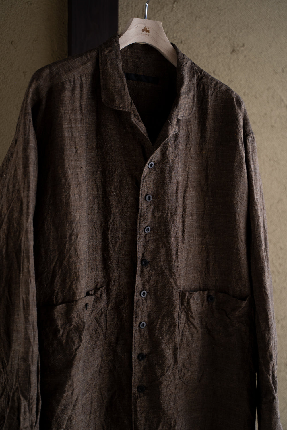 【ラスト１点】Back Flap Shirts With Big Pockets”SH-051”-LC（SAFRON）