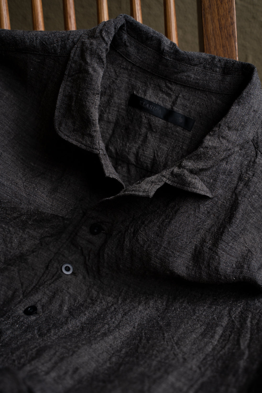 【ラスト1点】Back Flap H/S Shirts With Big Pockets”SH-052”-LC（BROWN）