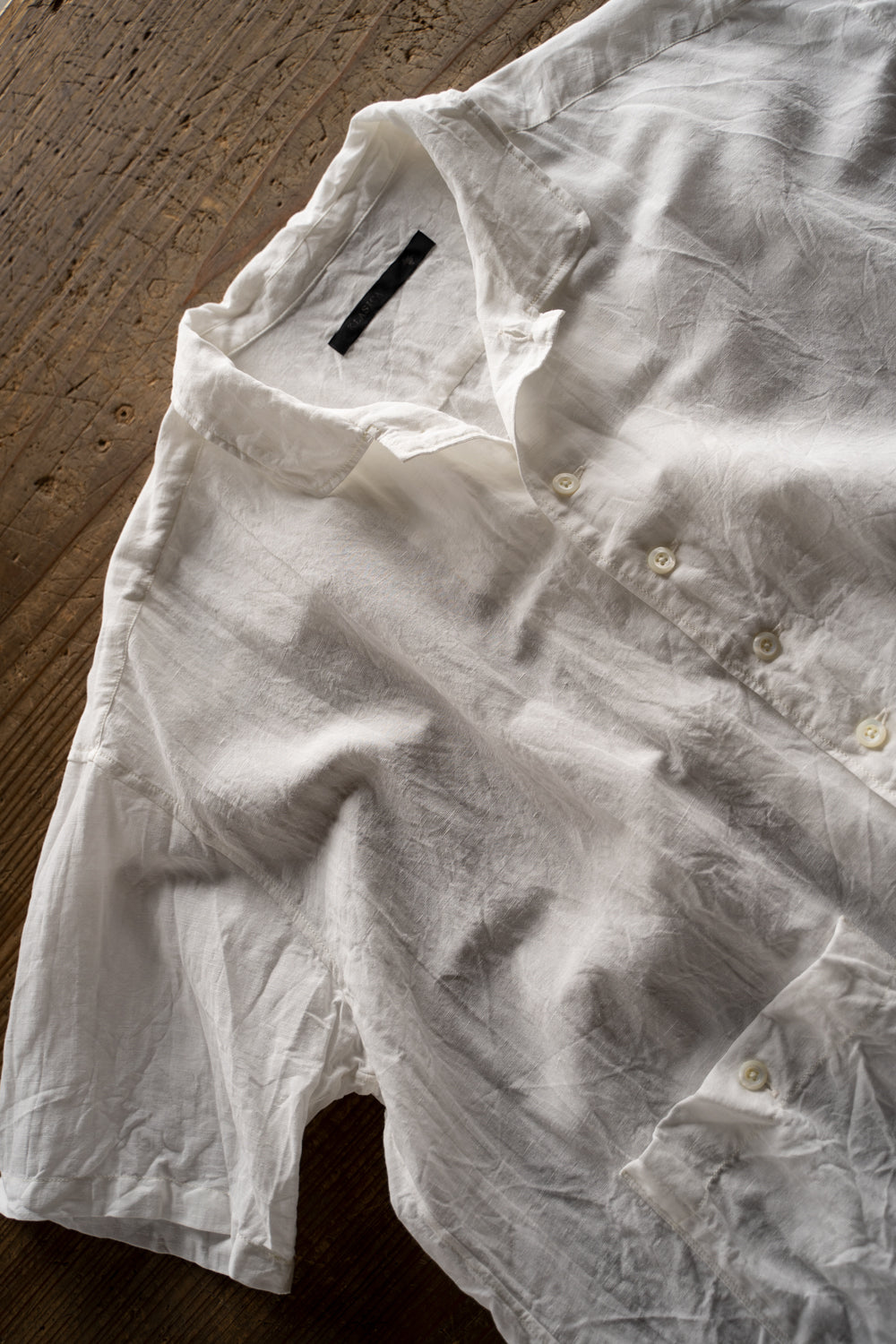 【ラスト1点】Back Flap H-S Shirts With Big Pockets”SH-052”-TW（WHITE）
