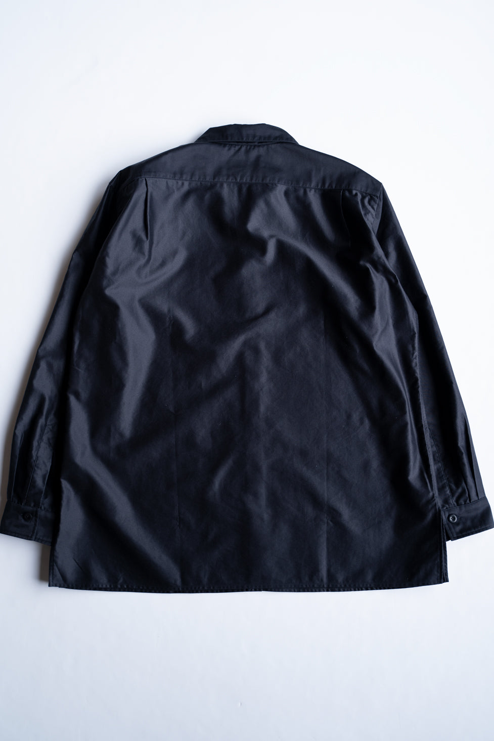 Dressed Moleskin Classic Open Collar Over Shirt（DEEP NAVY）