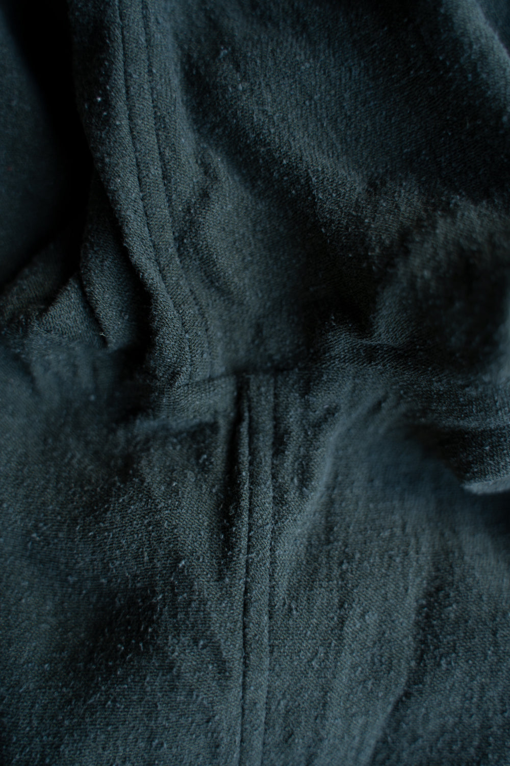 Silk Nep Back Satin Lounge Shirt（EVER GREEN）