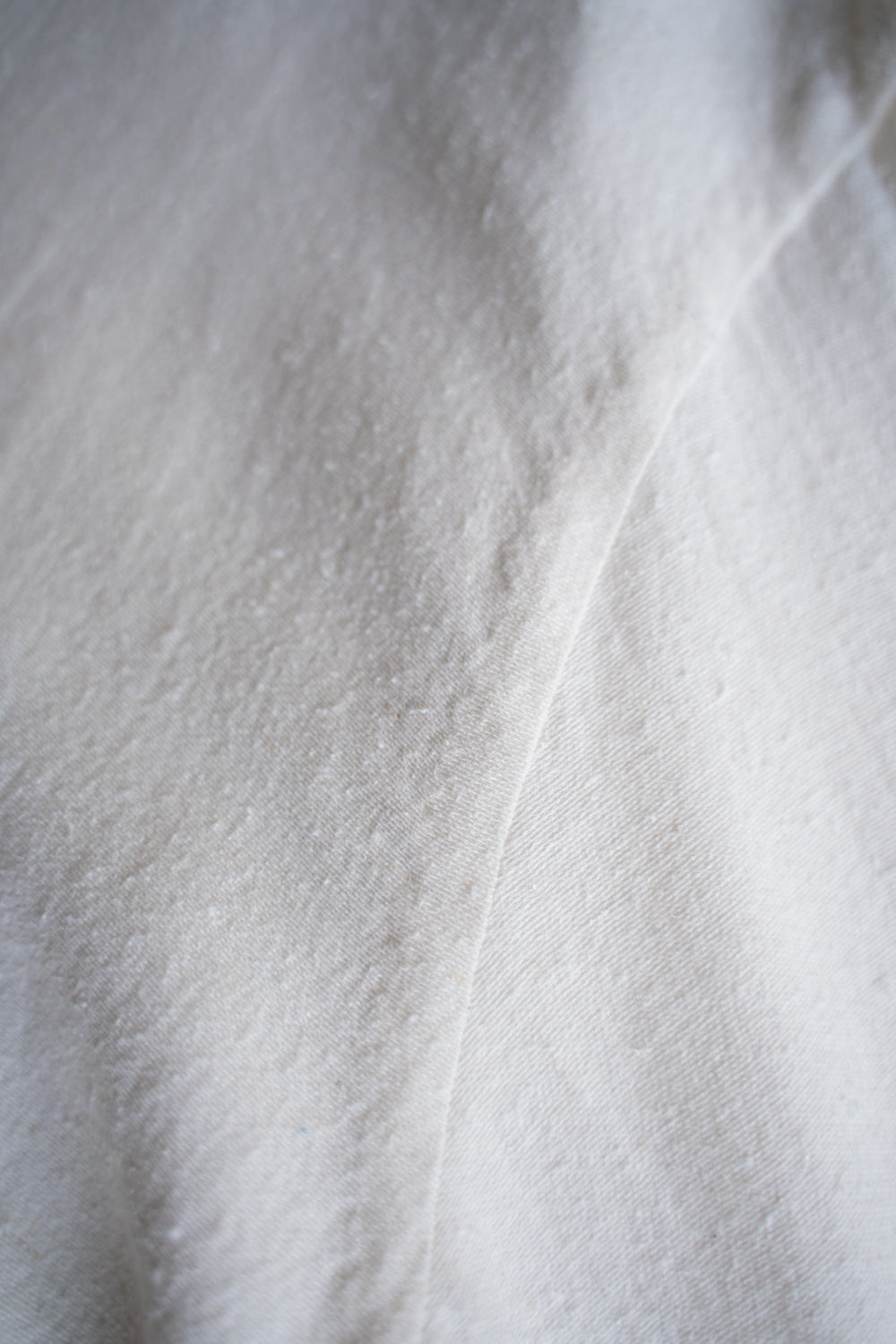 Silk Nep Back Satin Lounge Shirt（OYSTER WHITE）