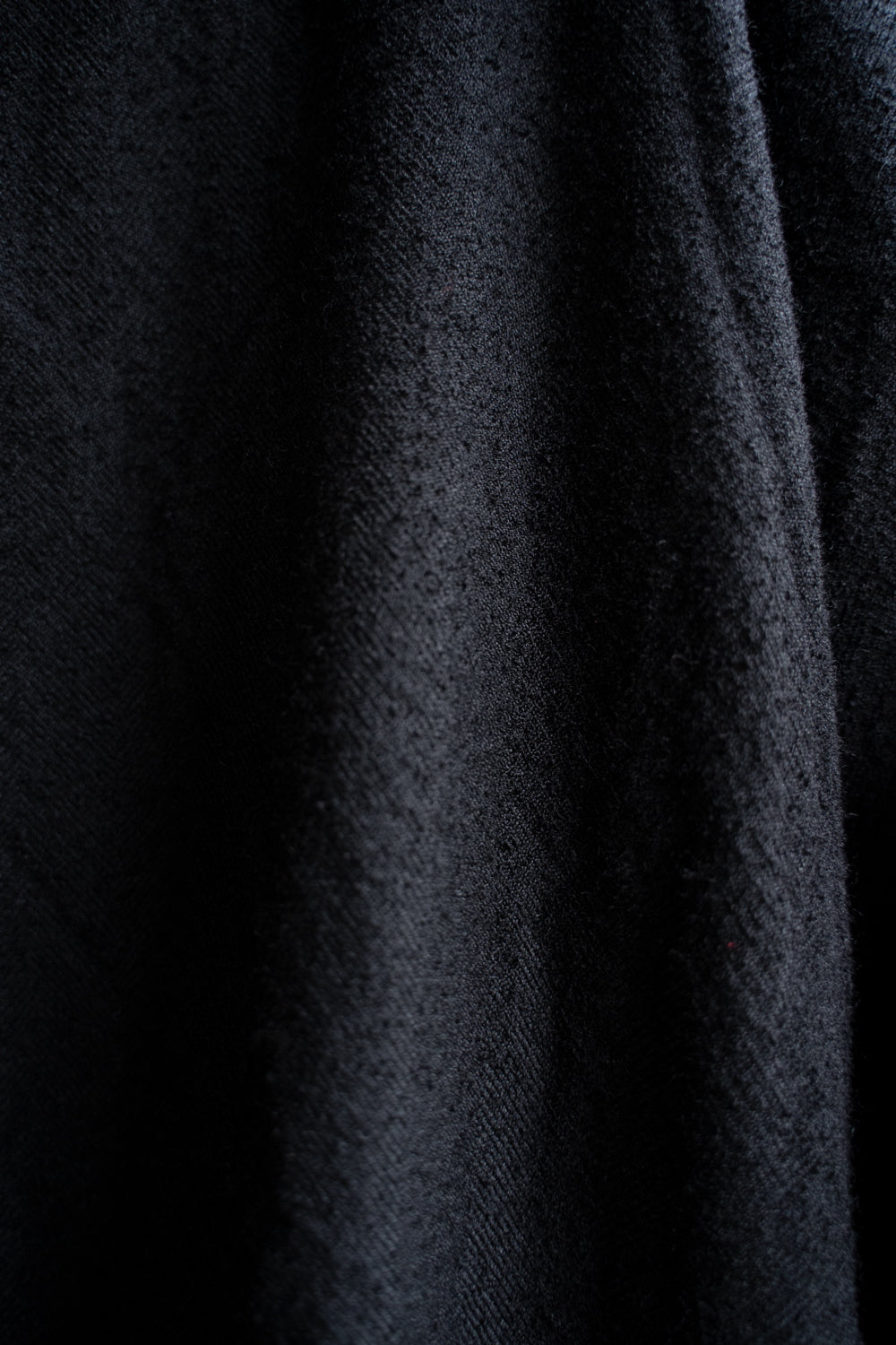 【ラスト1点】ループヤーンヘリンボンフーデッドコート（BLACK）