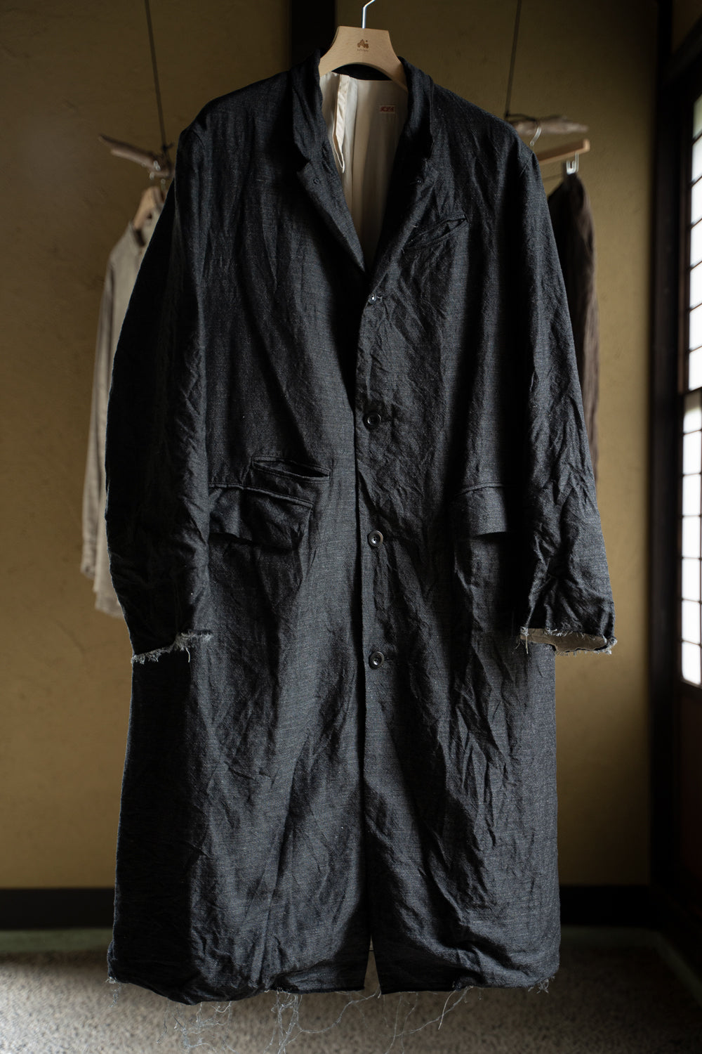 【ラスト1点】Cut Off Classic Straight Coat "1983"-NN（MELANGE GRAY）