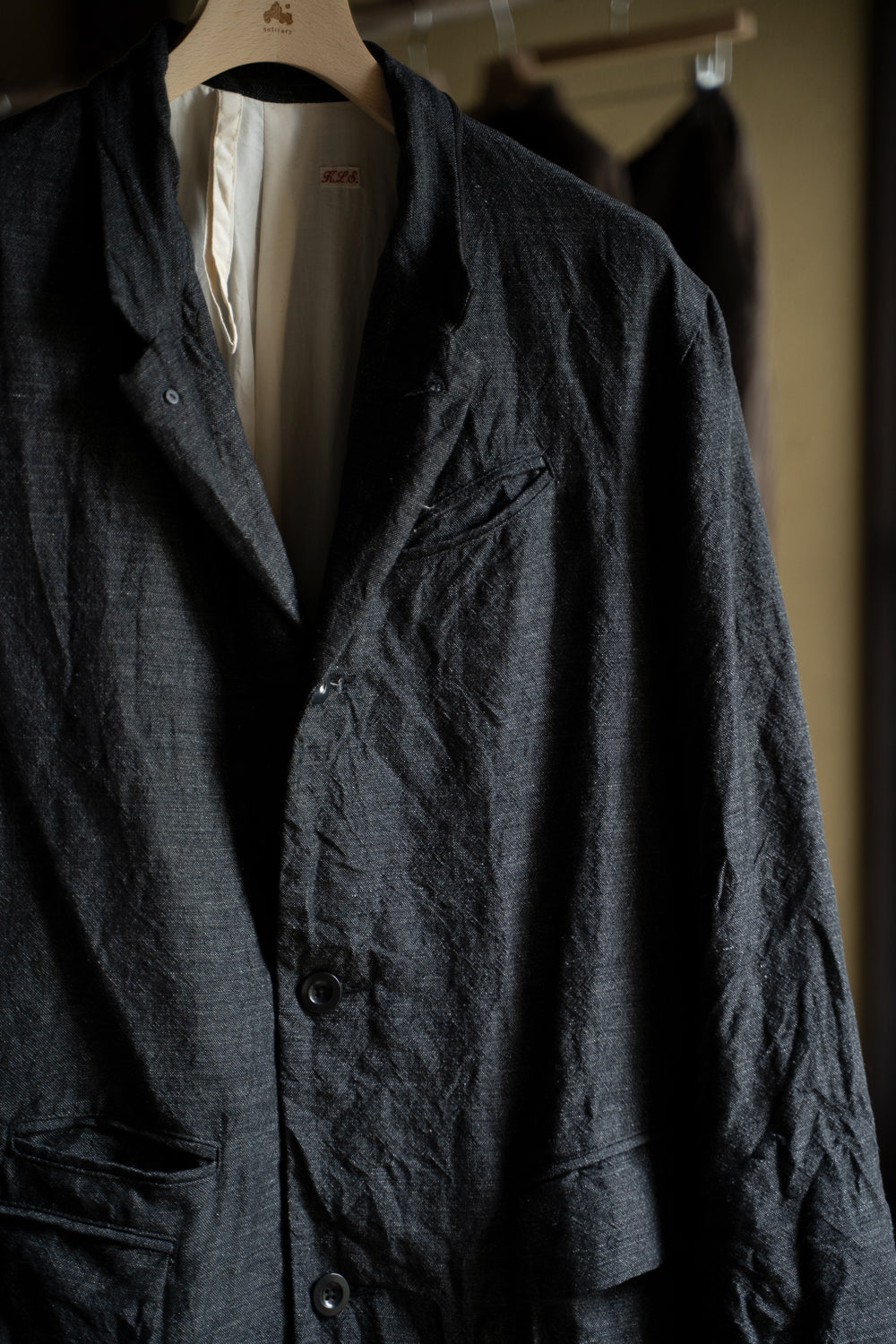 【ラスト1点】Cut Off Classic Straight Coat "1983"-NN（MELANGE GRAY）