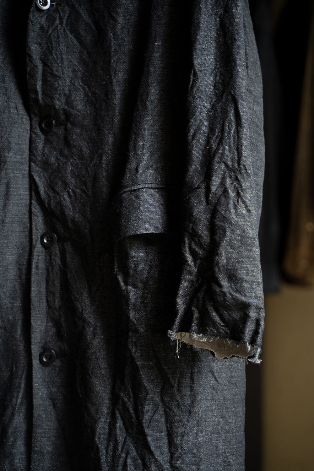 【ラスト1点】Cut Off Classic Straight Coat "1983"-NN（MELANGE GRAY）