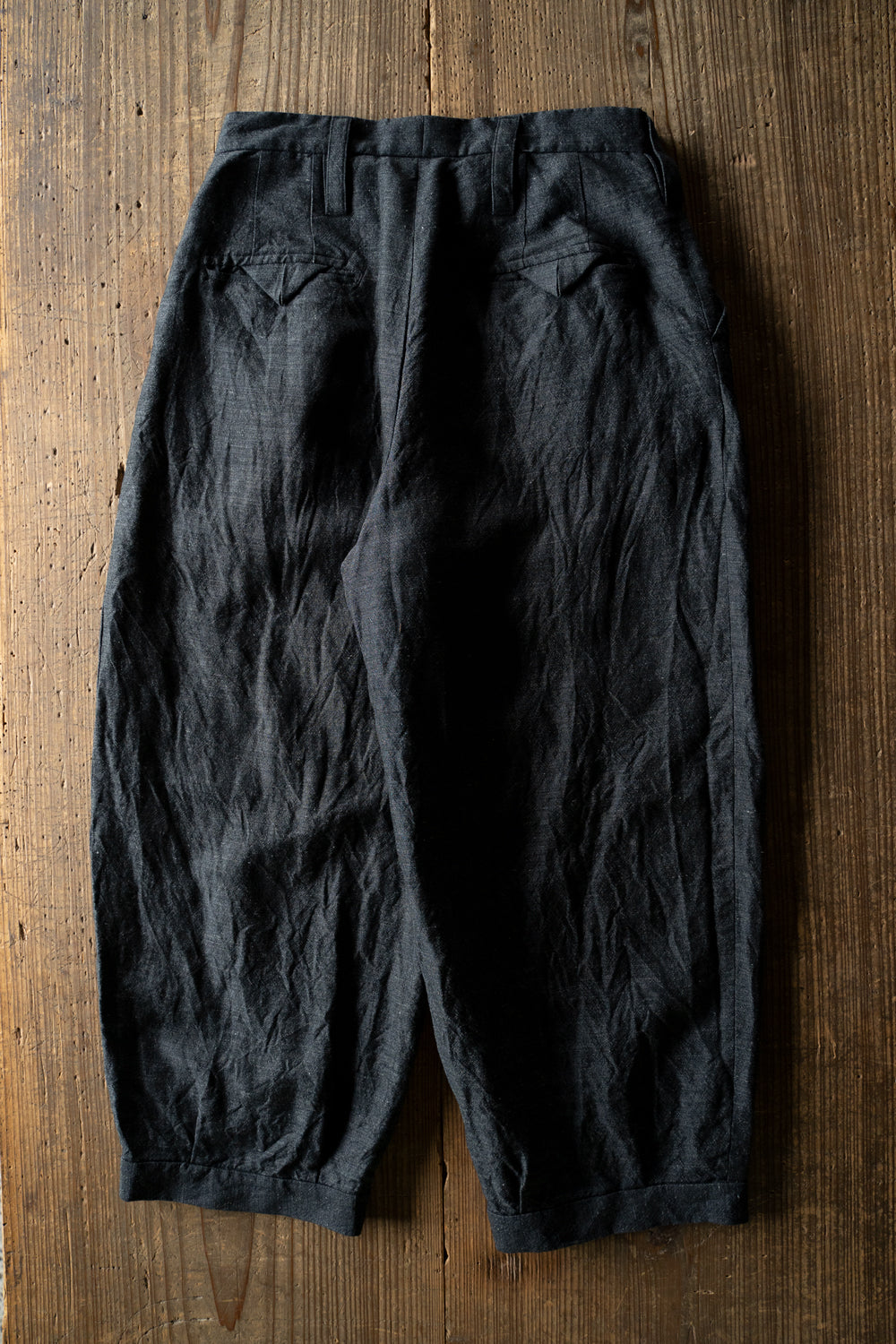 re Designed Barrel Trousers"GL GOSSE"-NN（MELANGE GRAY）