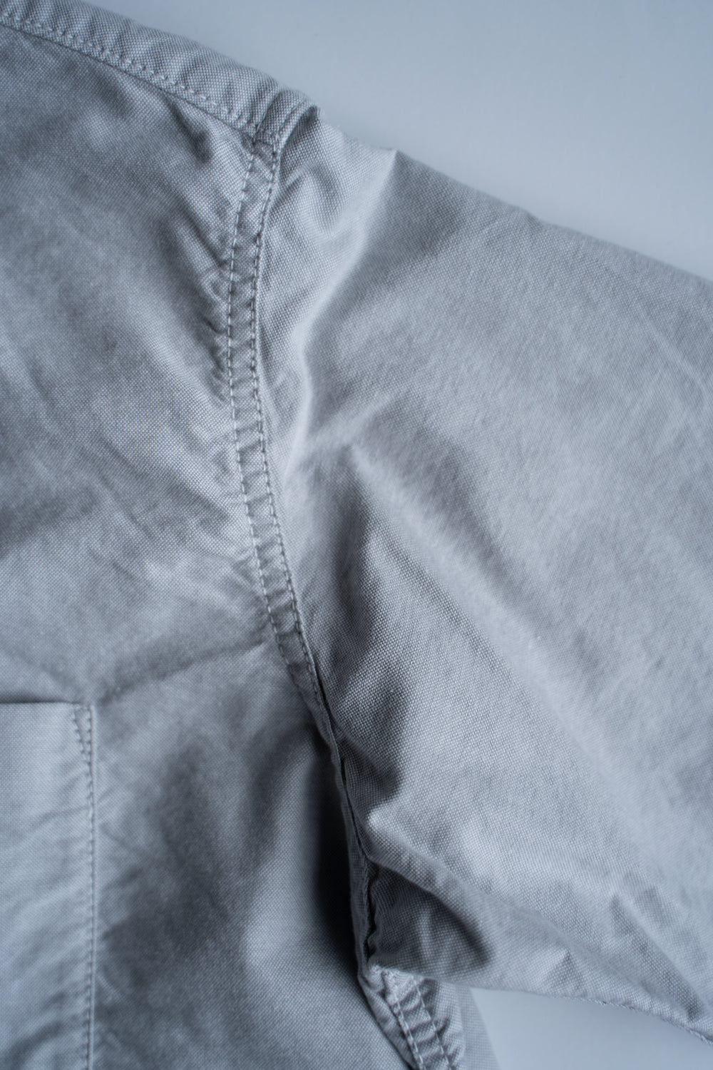 SH01B ボックスレギュラー２本針シャツox（GREY）