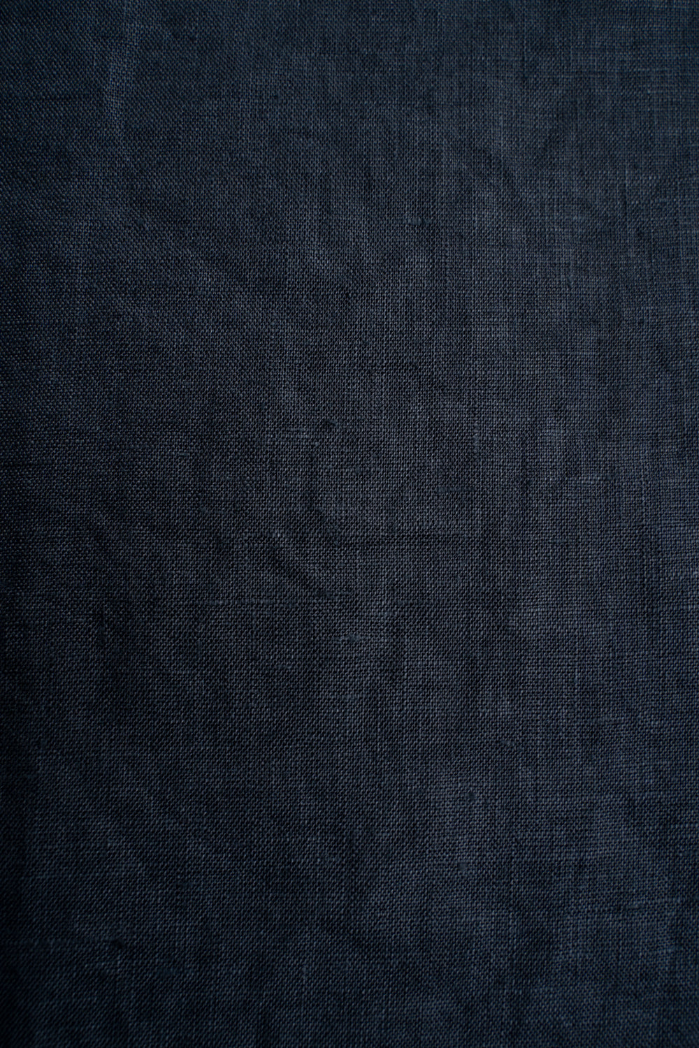 大麻シャツ 3（墨黒）