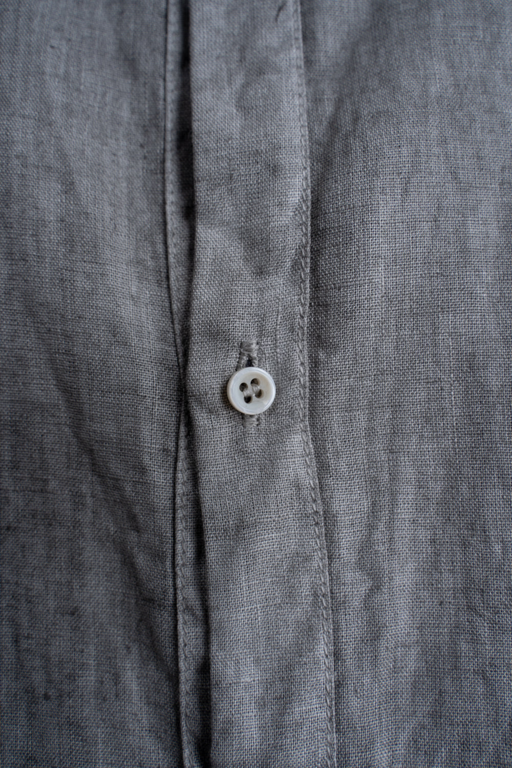 大麻シャツ 3（松煙）