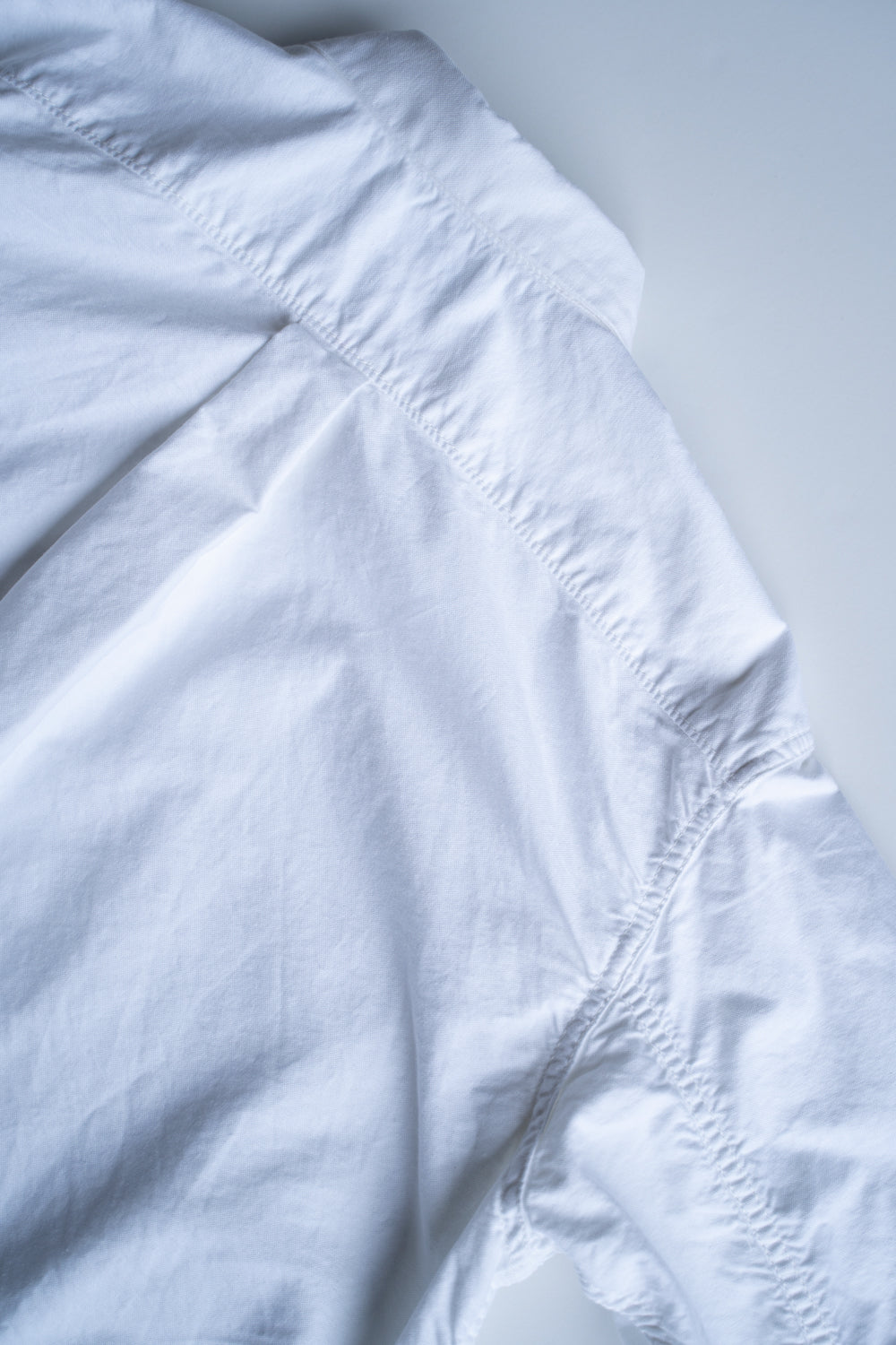 SH01B ボックスレギュラー２本針シャツox（WHITE）