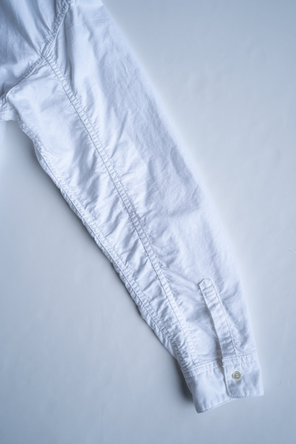 SH01B ボックスレギュラー２本針シャツox（WHITE）