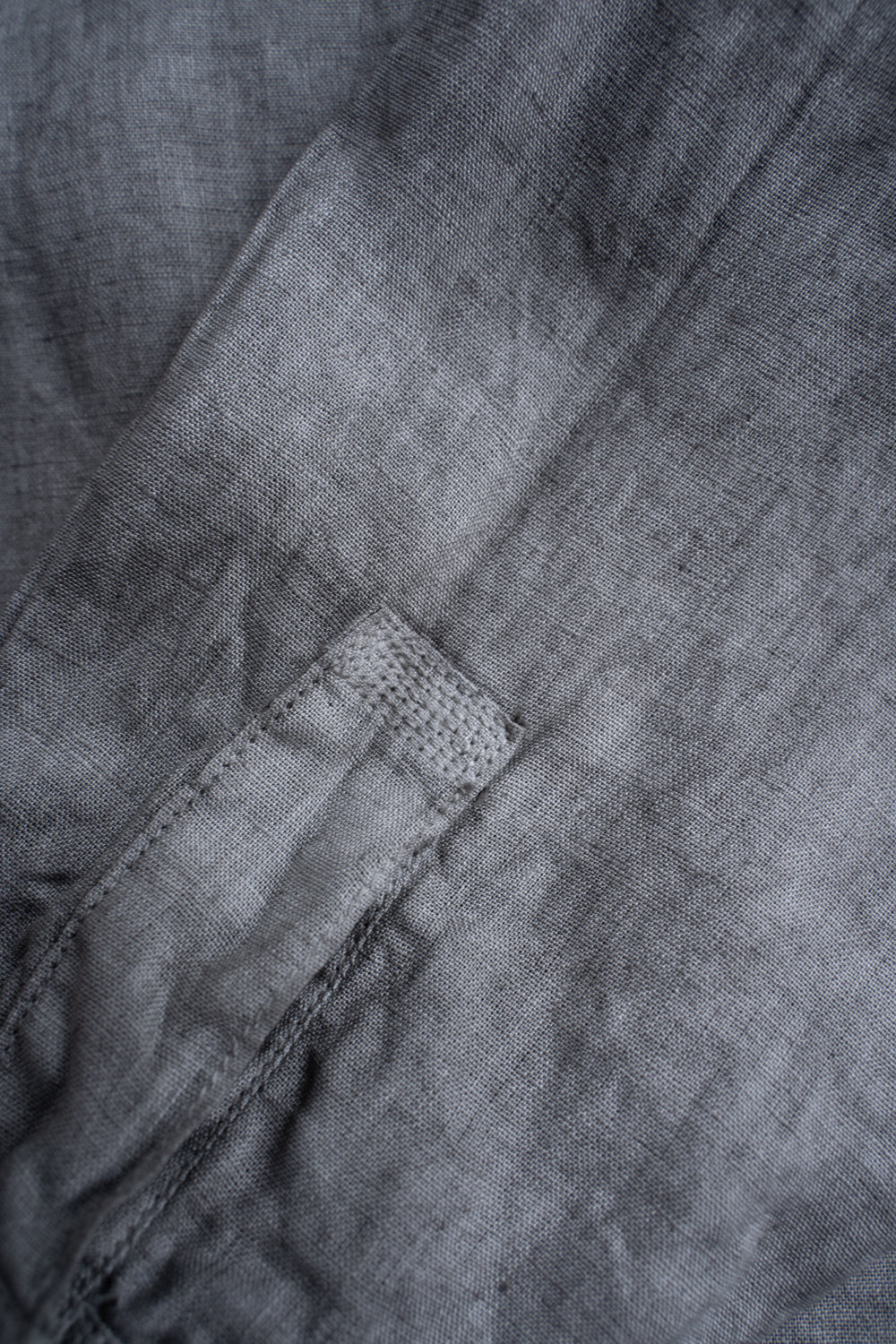 大麻シャツ 3（松煙）