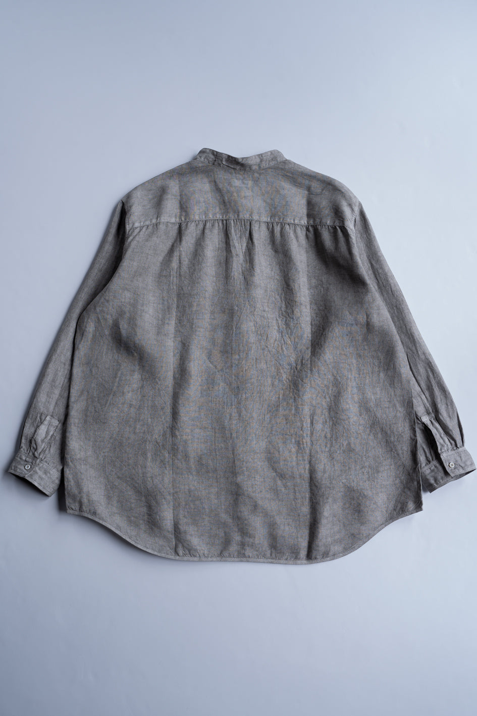 大麻シャツ 3（松煙）