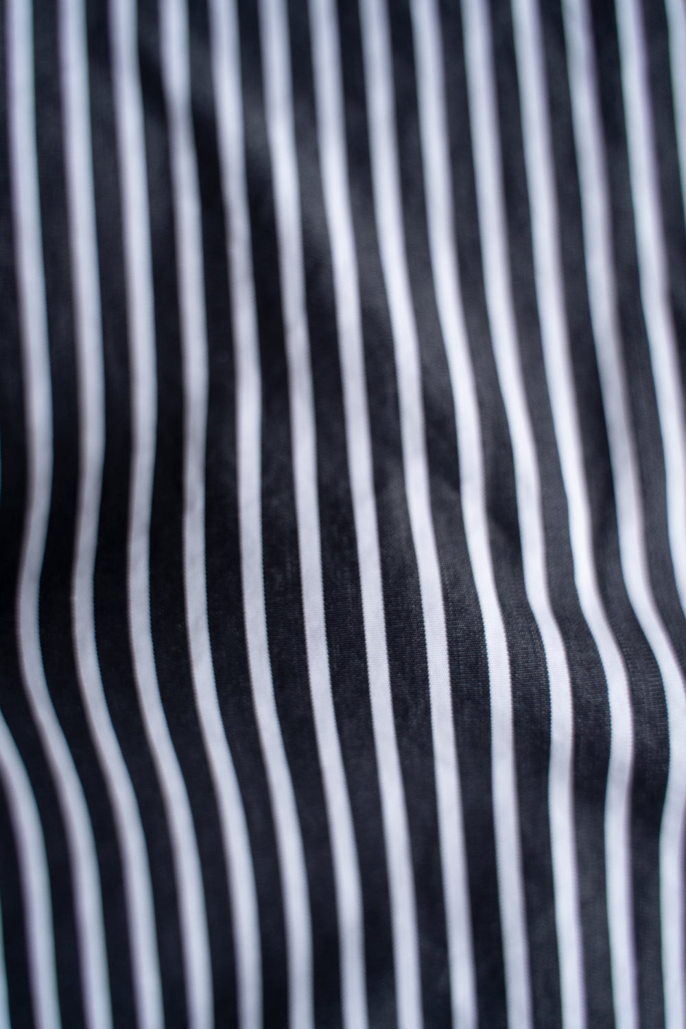 SH01B THOMAS MASON ボックスレギュラー2本針シャツ（BLACK STRIPE）