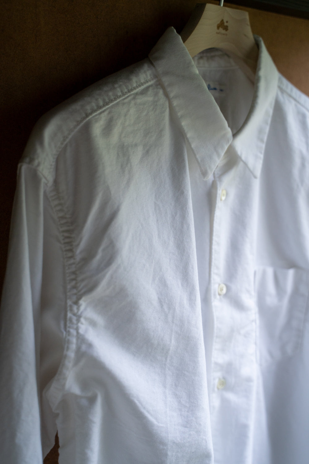 SH01B ボックスレギュラー２本針シャツox（WHITE）