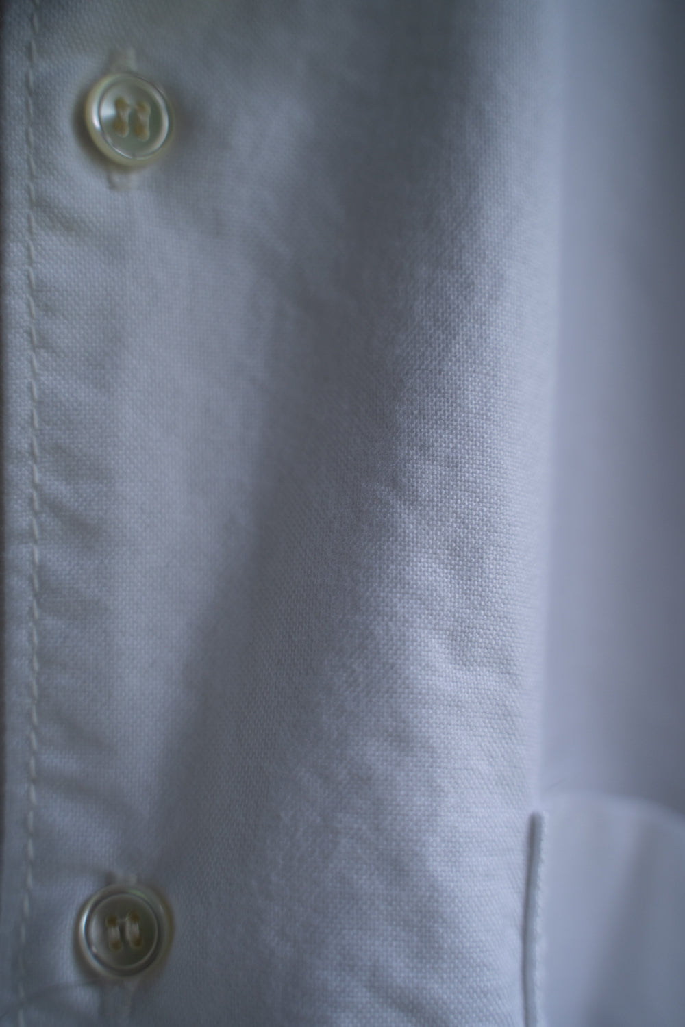 SH01B ボックスレギュラー２本針シャツox（WHITE）