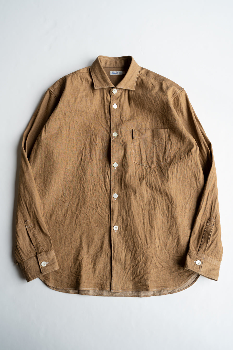 SH04B ワイドスプレッド Denim（BROWN）