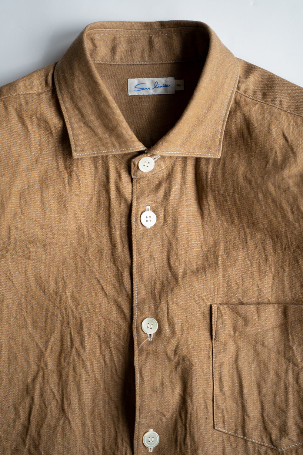 SH04B ワイドスプレッド Denim（BROWN）