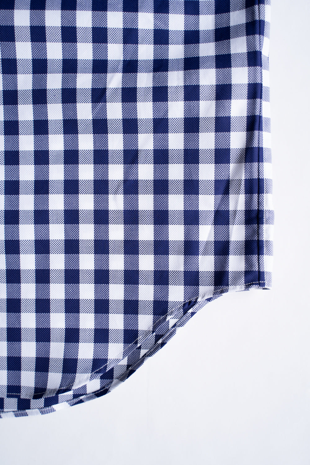 SH01B THOMAS MASON Royal Ox Gingham レギュラーカラーシャツ（NAVY）
