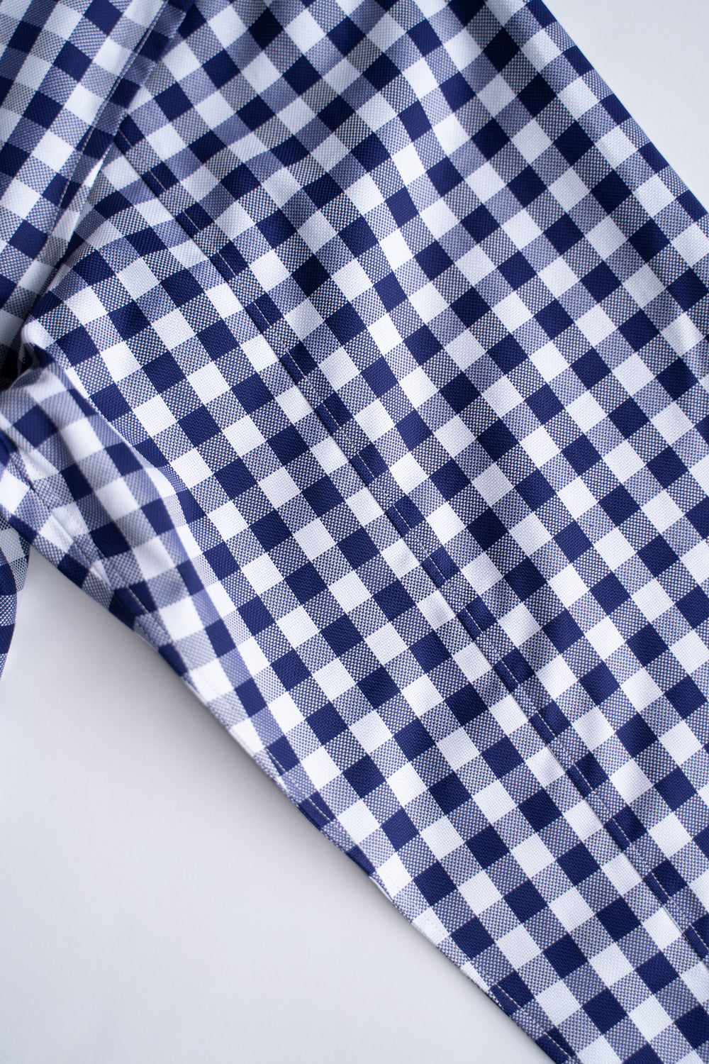 SH01B THOMAS MASON Royal Ox Gingham レギュラーカラーシャツ（NAVY）