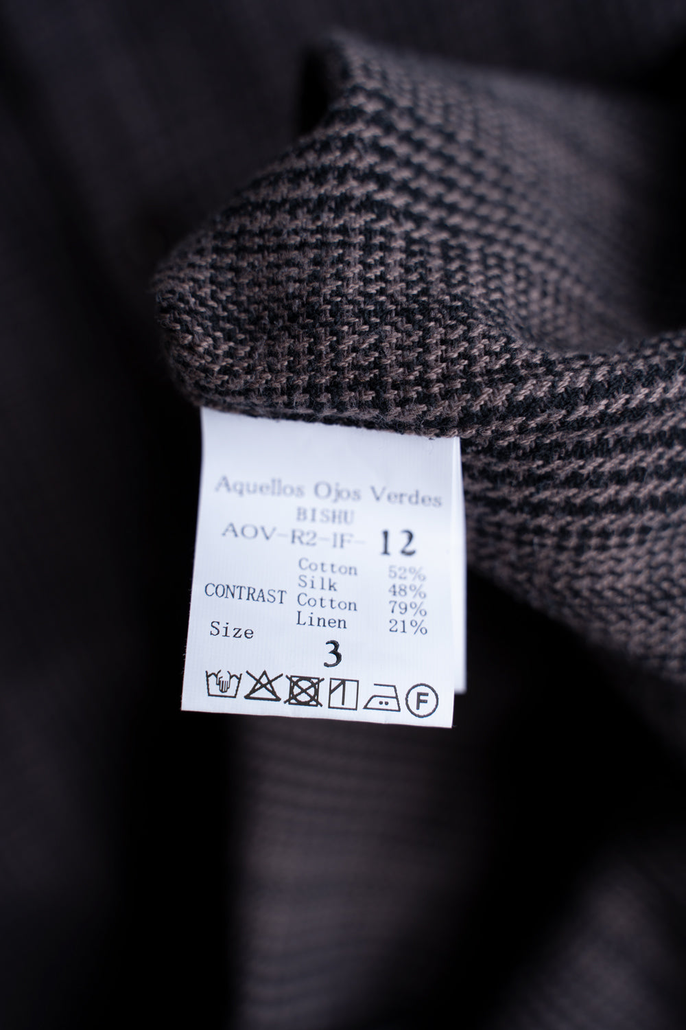Mist Glen Windsor Wide Collar Shirt（SEPIA BROWN）