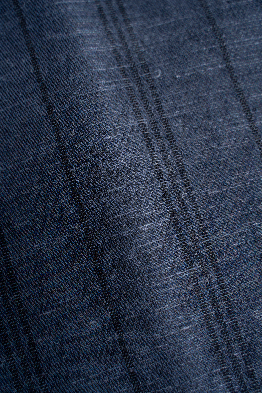 Ethnic Stripe Lounge Shirt（SMALT BLUE）
