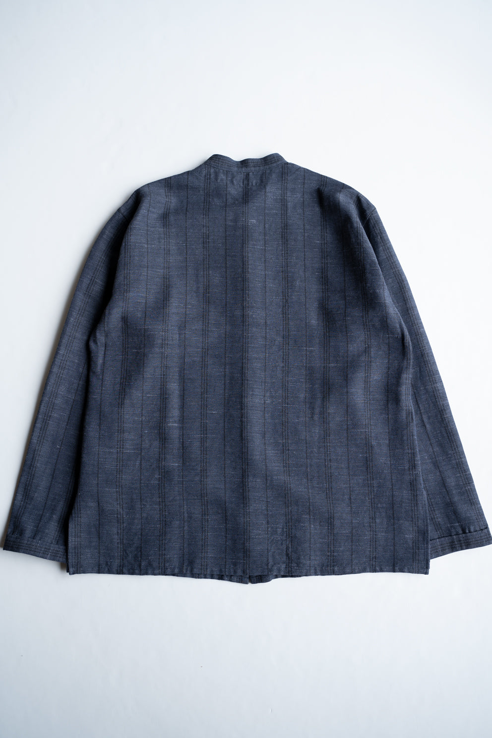 Ethnic Stripe Lounge Shirt（SMALT BLUE）