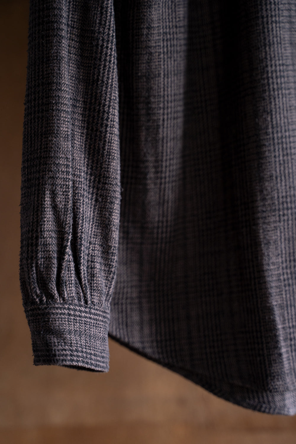 Mist Glen Windsor Wide Collar Shirt（SEPIA BROWN）