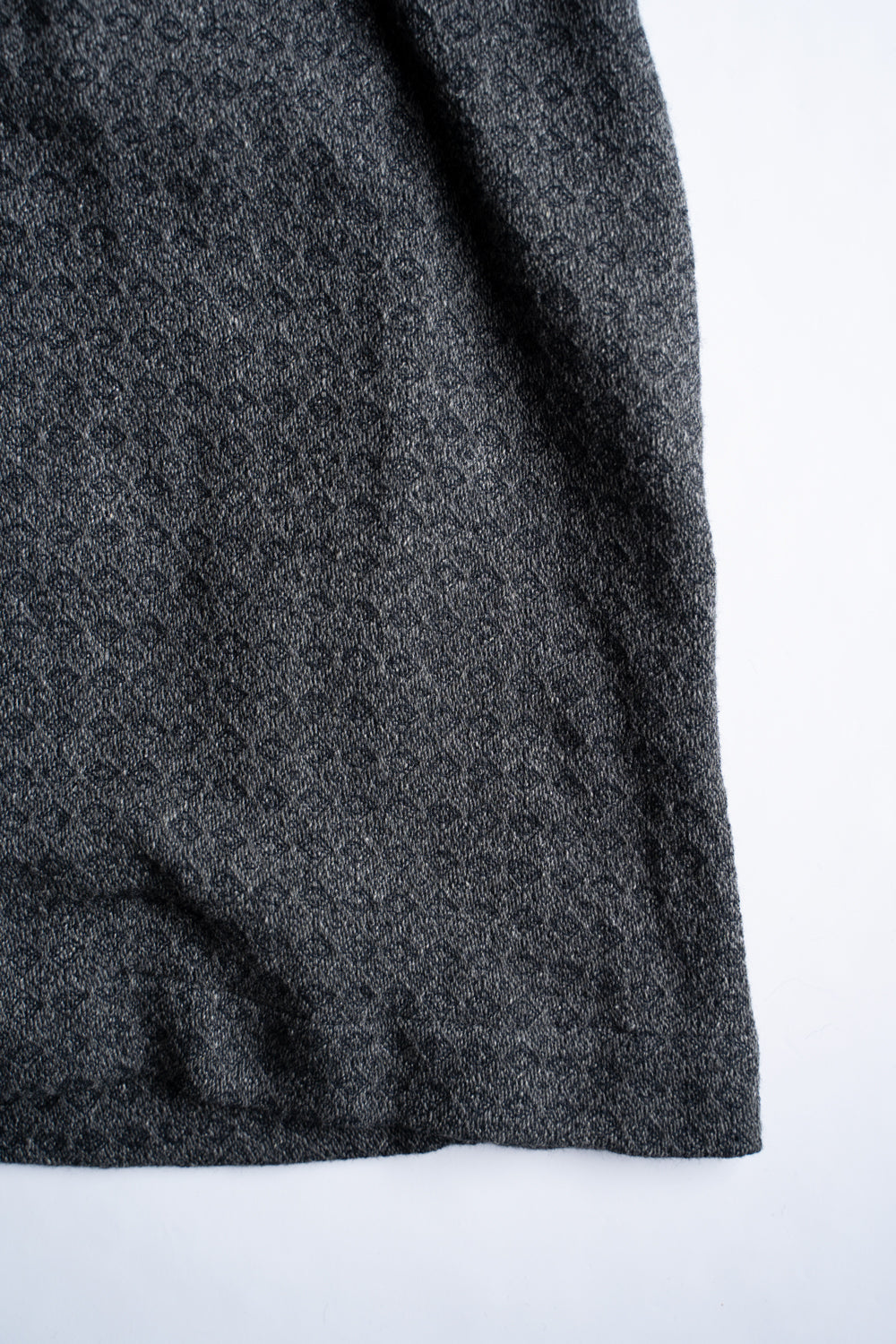【ラスト1点】Square Dobby Cloth Hooded Coat/スクエアドビークロスフーデッドコート（DARK GRAY）