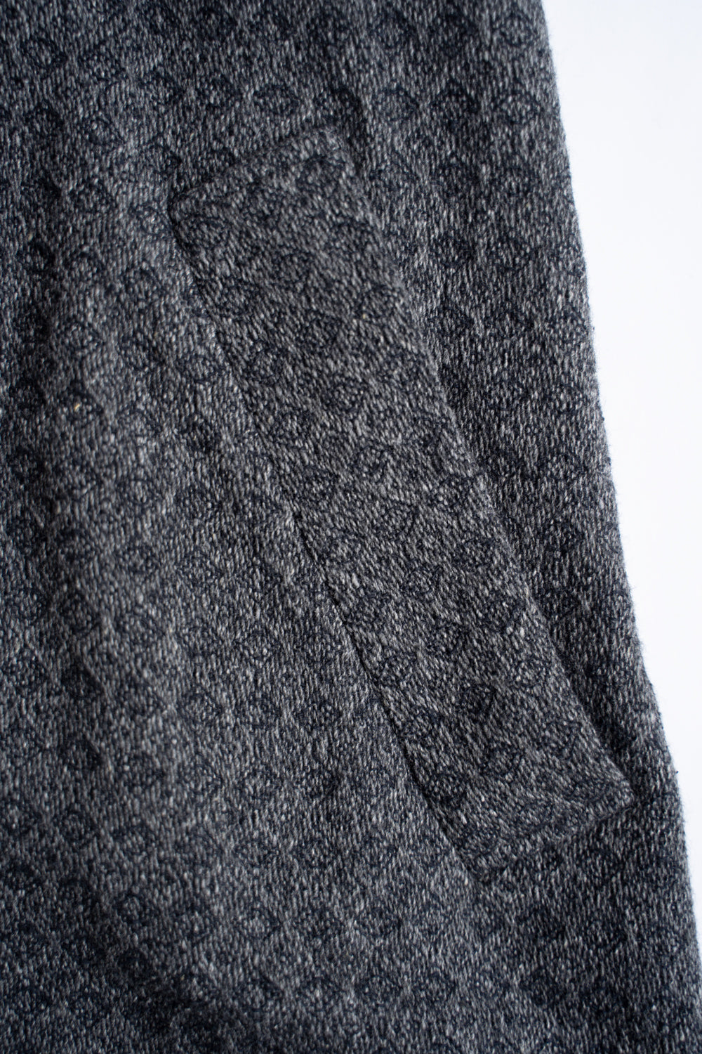 【ラスト1点】Square Dobby Cloth Hooded Coat/スクエアドビークロスフーデッドコート（DARK GRAY）