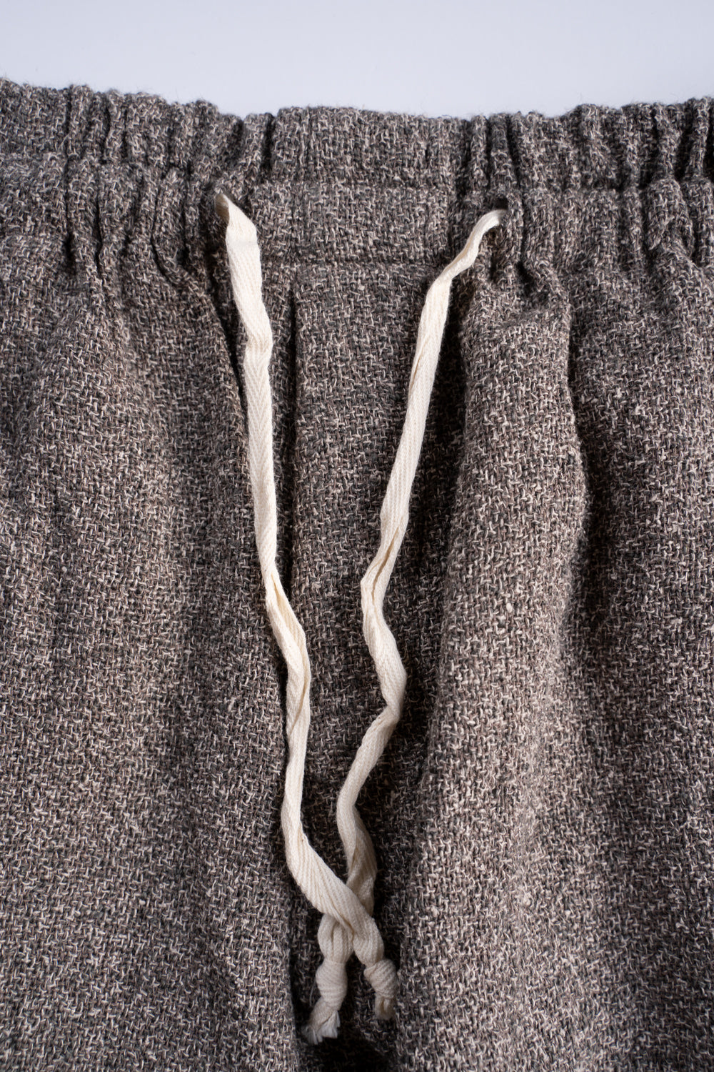 【ラスト1点】Special Twisted Yarn Fabric Baggy Pants/スペシャルツイステッドヤーンファブリックバギーパンツ（LIGHT BROWN）