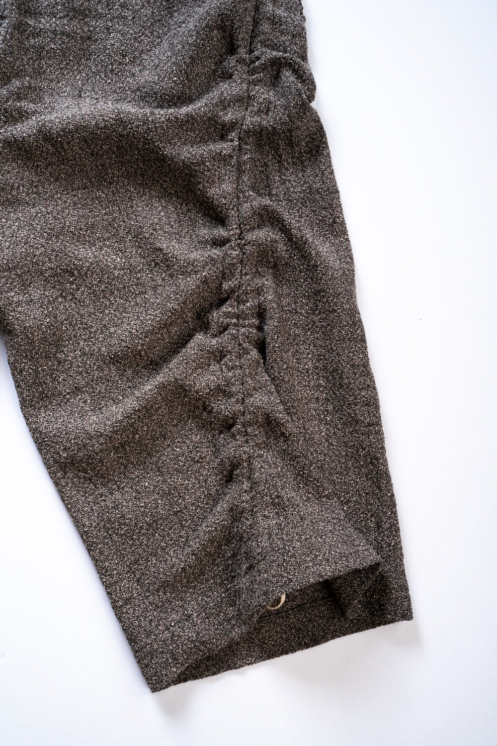 【ラスト1点】Special Twisted Yarn Fabric Baggy Pants/スペシャルツイステッドヤーンファブリックバギーパンツ（LIGHT BROWN）