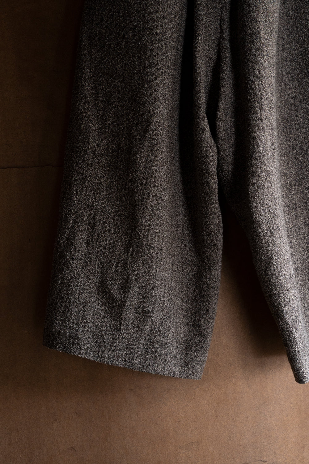 【ラスト1点】Special Twisted Yarn Fabric Baggy Pants/スペシャルツイステッドヤーンファブリックバギーパンツ（LIGHT BROWN）