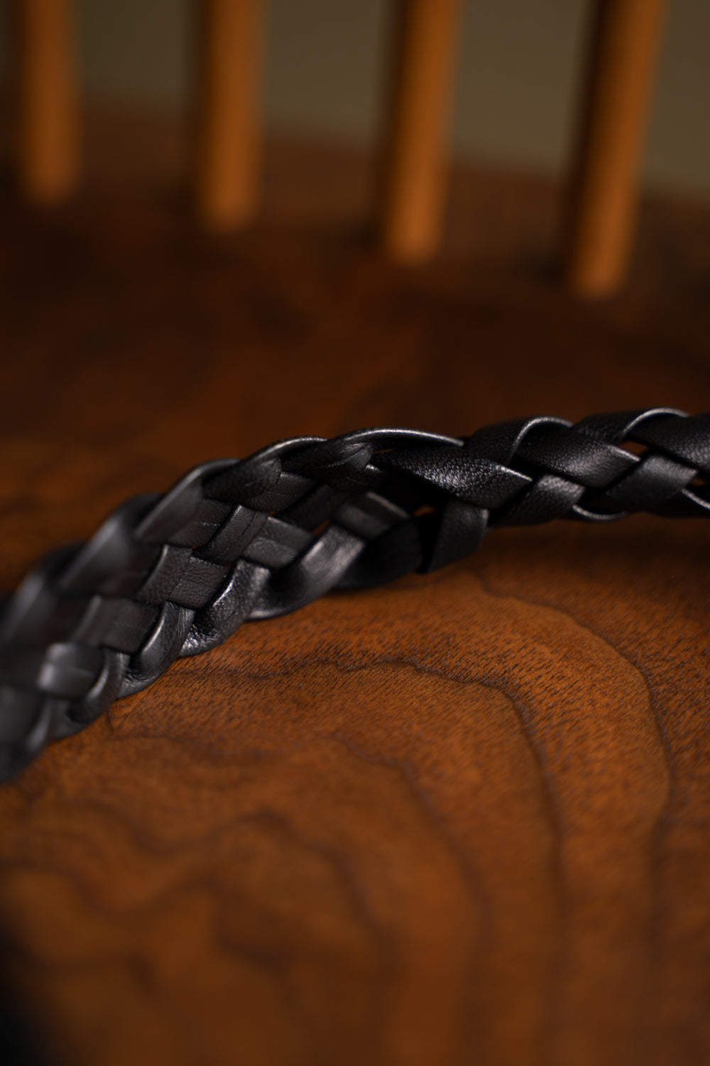 【ラスト1点】Hand Braided Handle Belt（BLACK）