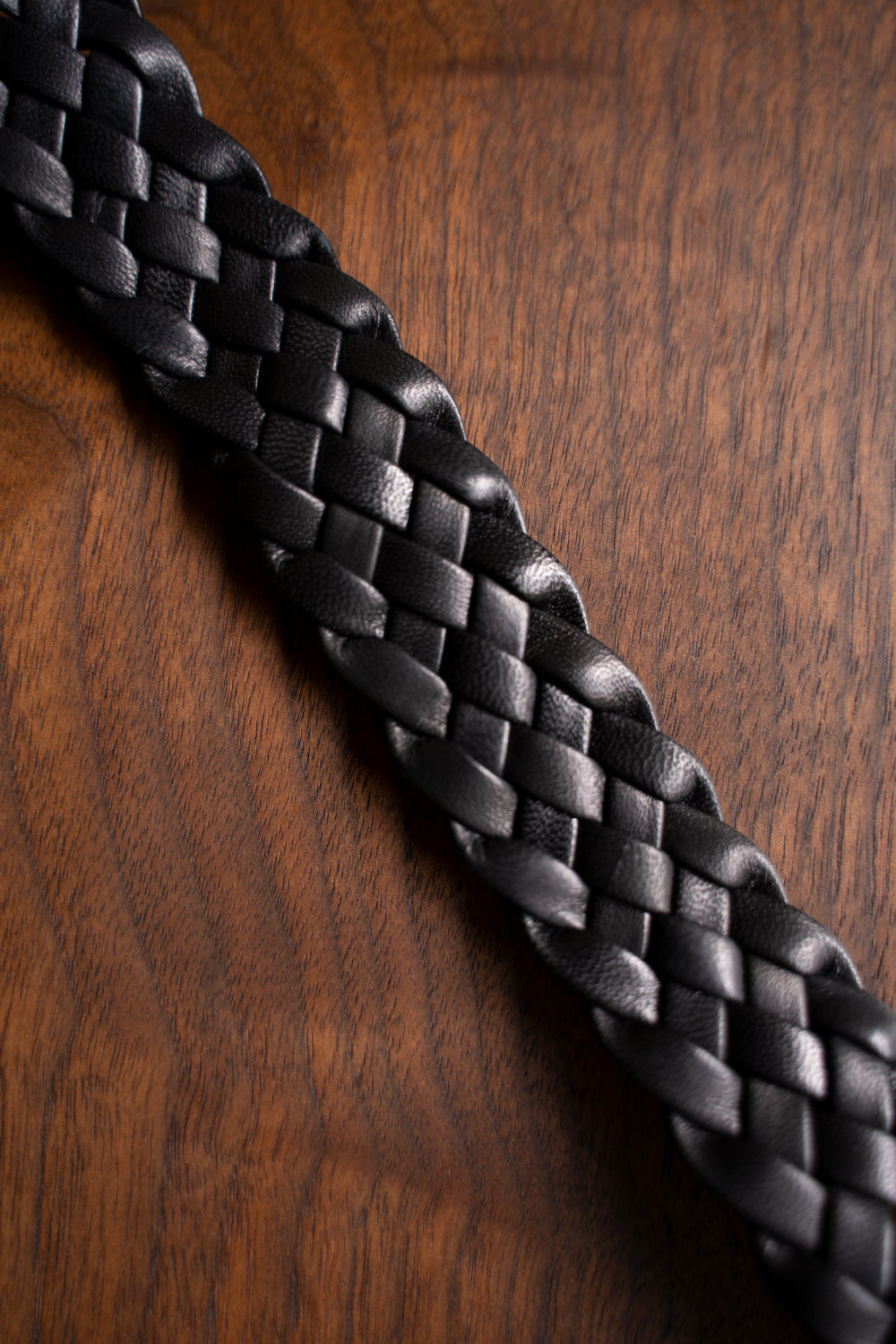 【ラスト1点】Hand Braided Handle Belt（BLACK）