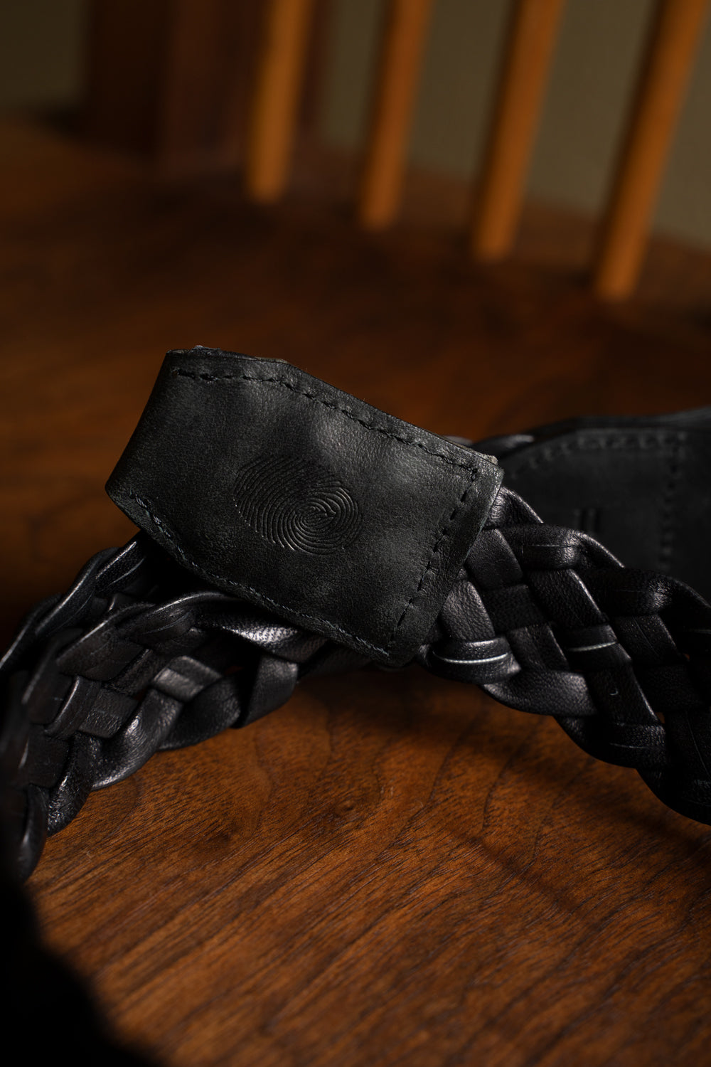 【ラスト1点】Hand Braided Handle Belt（BLACK）