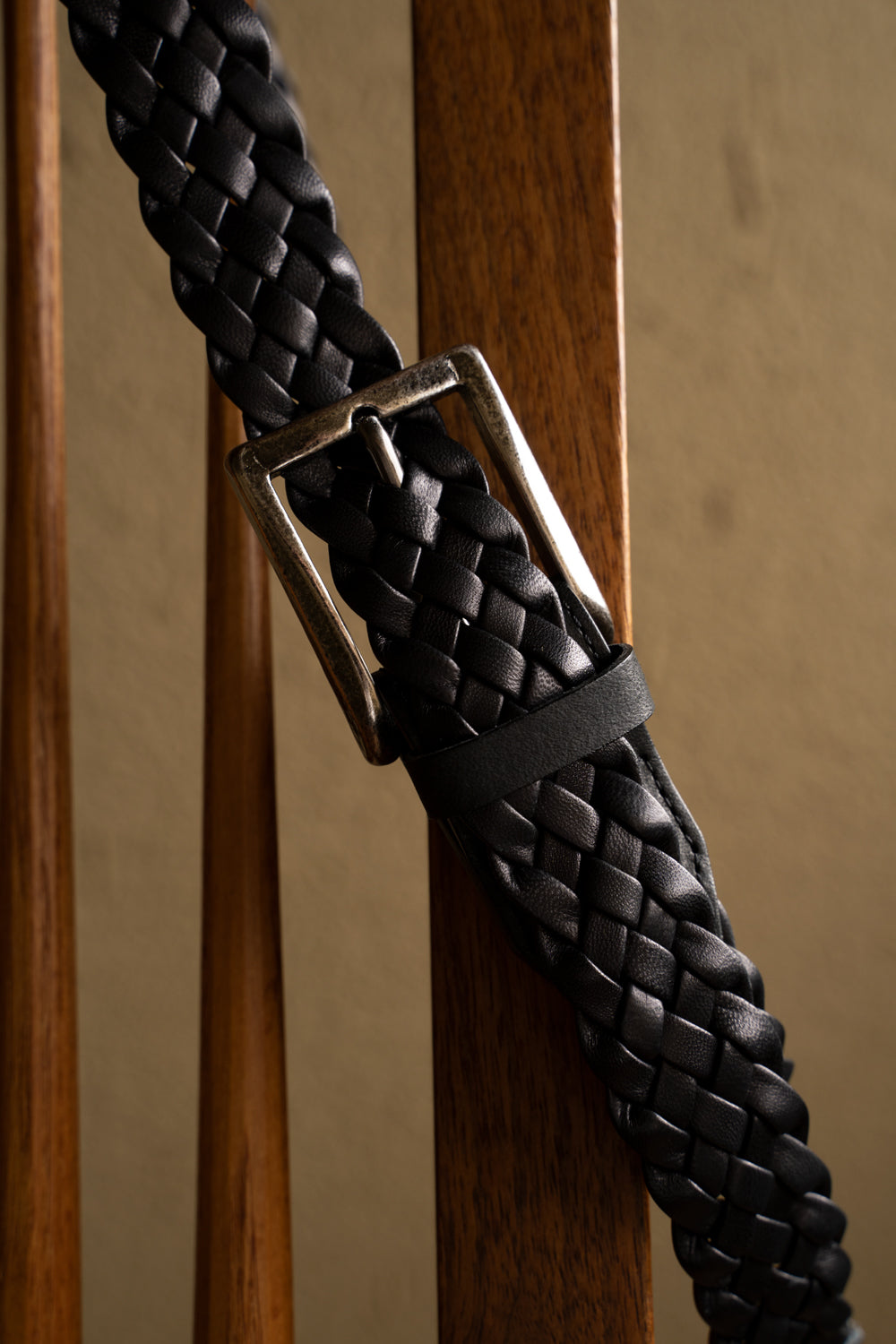 【ラスト1点】Hand Braided Handle Belt（BLACK）