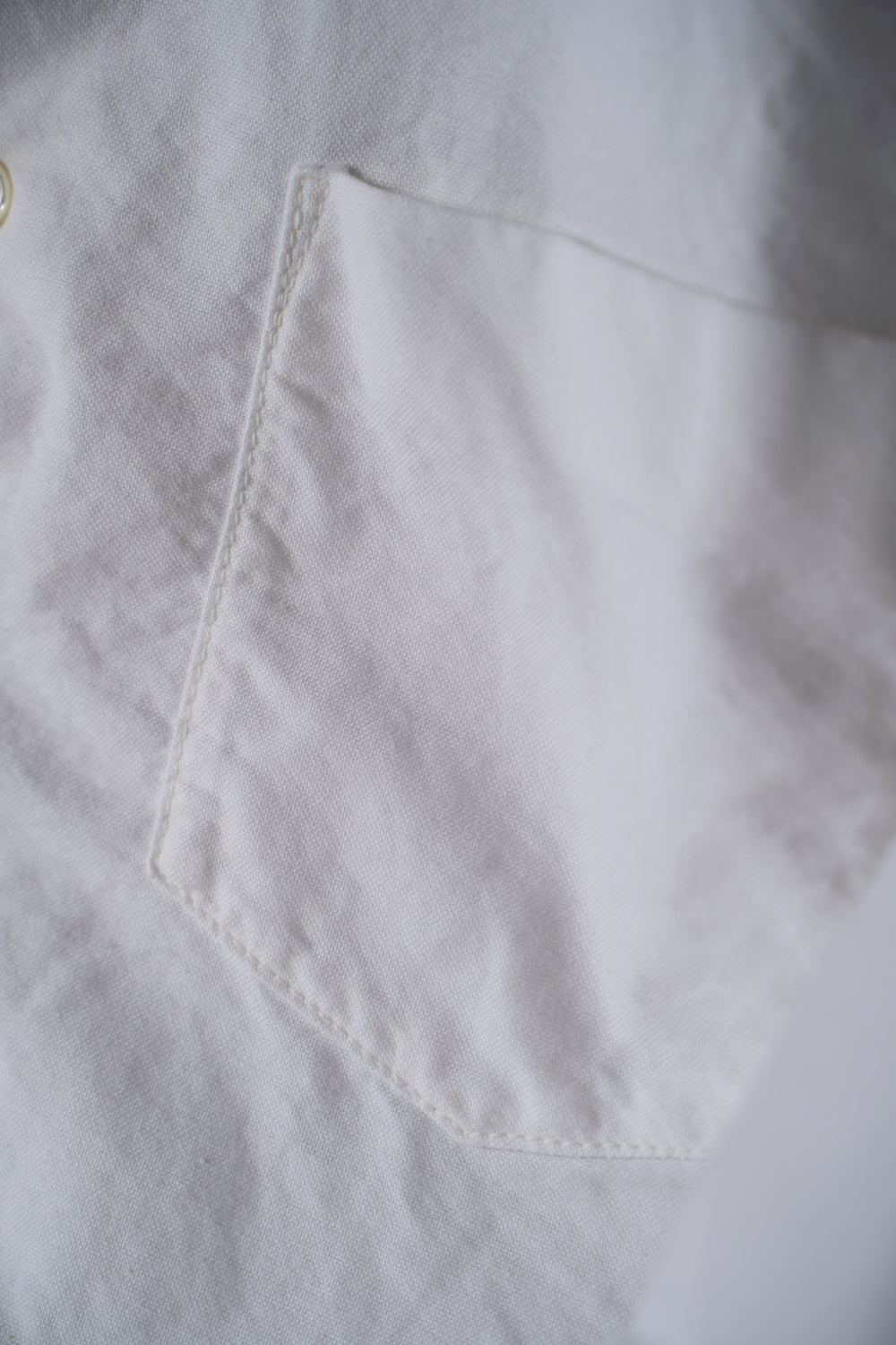 SH04B ボックスワイド3本針シャツ ox（WHITE）