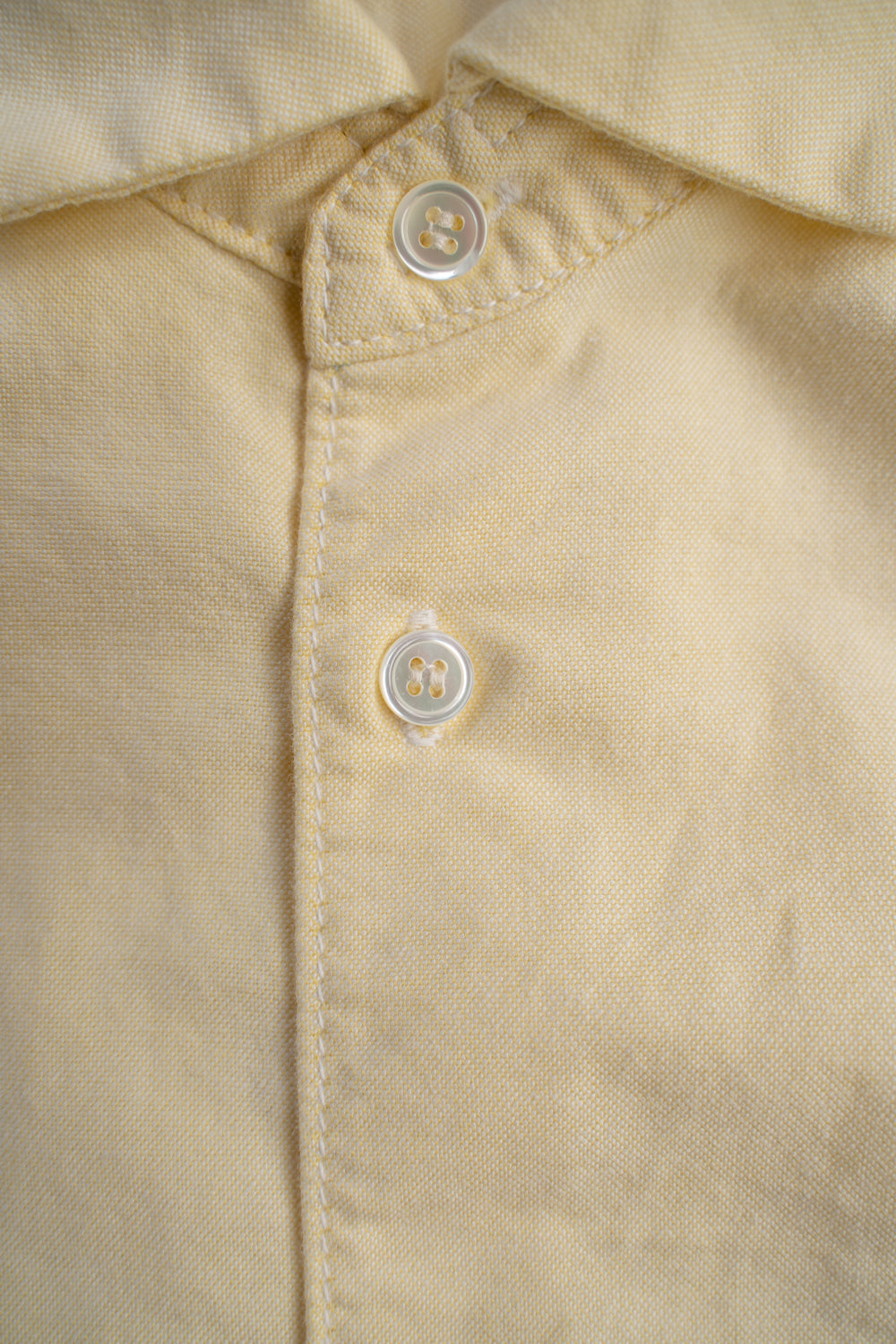 SH04B ボックスワイド3本針シャツ ox（YELLOW）