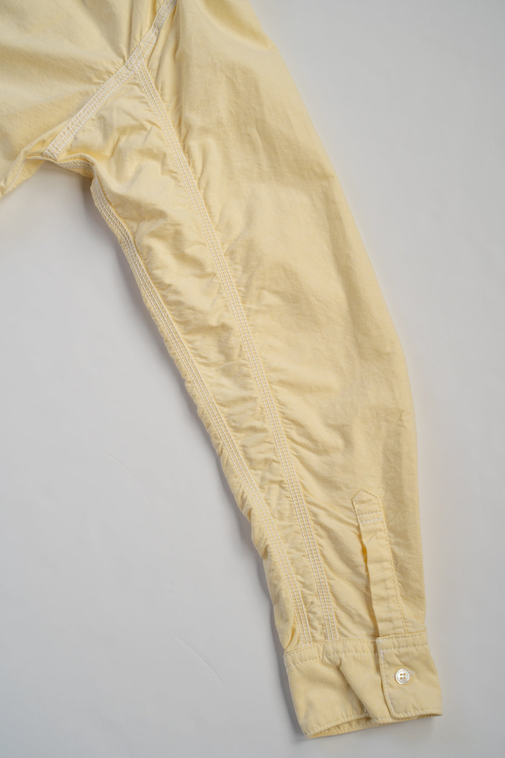 SH04B ボックスワイド3本針シャツ ox（YELLOW）