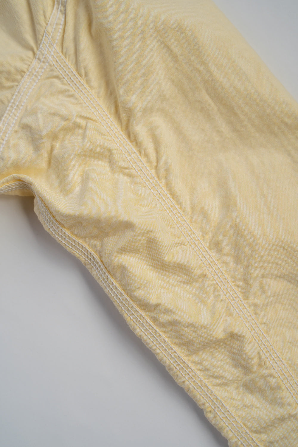 SH04B ボックスワイド3本針シャツ ox（YELLOW）