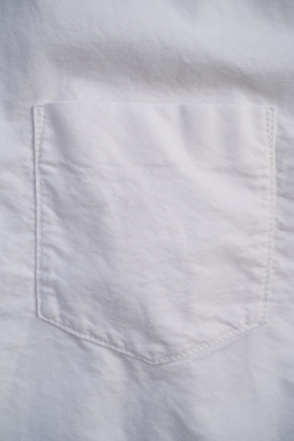 SH04B ボックスワイド3本針シャツ ox（WHITE）