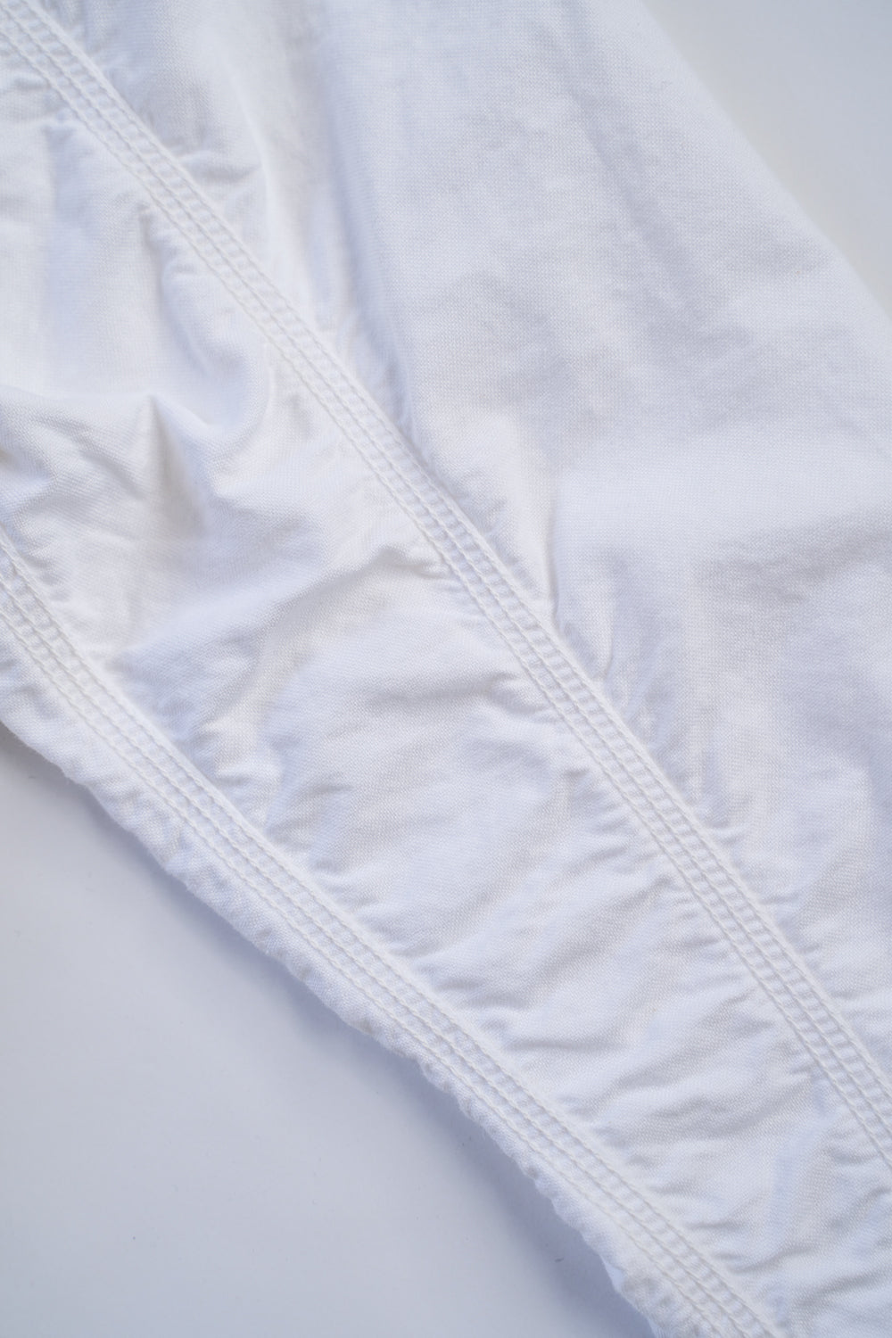 SH04B ボックスワイド3本針シャツ ox（WHITE）