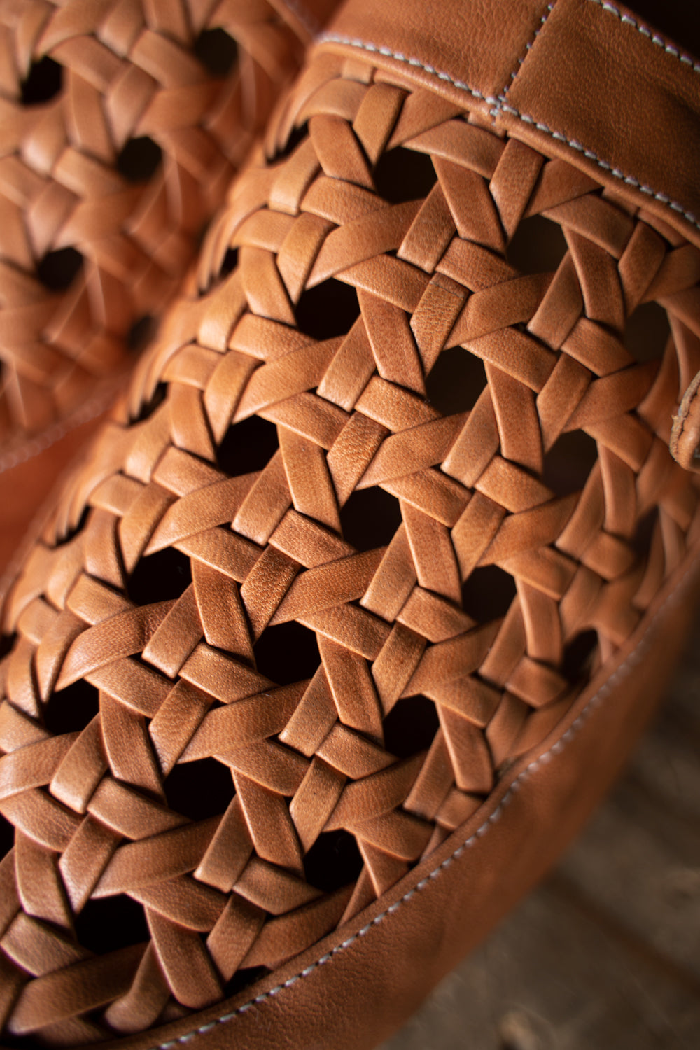 【ラスト1点】Cage Sandals（Horse Membrane-CAMEL）
