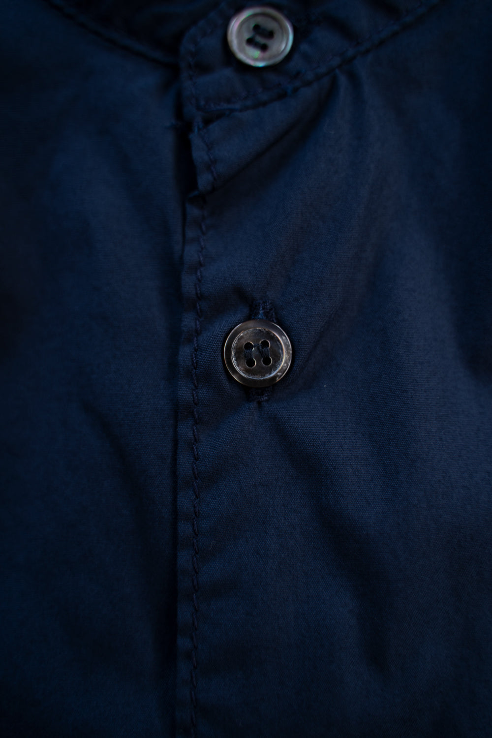 【ラスト1点】SH06B ボックススタンド２本針シャツ（NAVY）