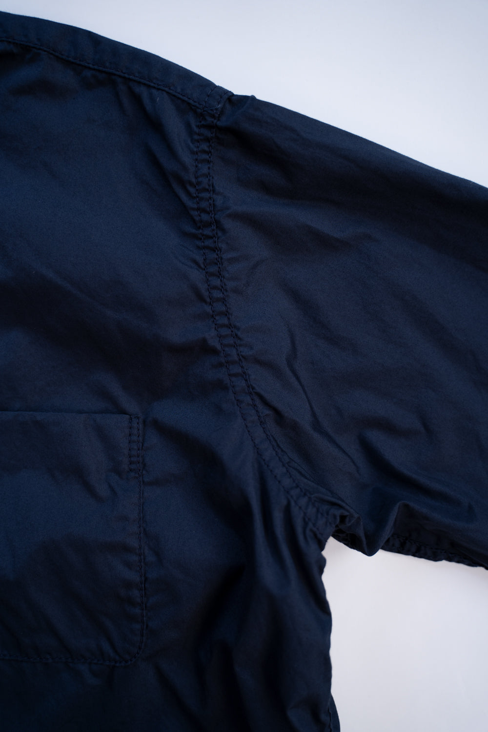 【ラスト1点】SH06B ボックススタンド２本針シャツ（NAVY）