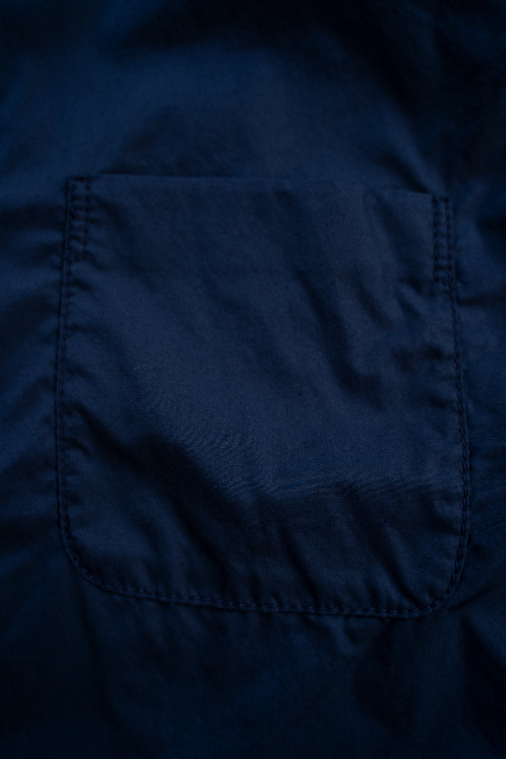 【ラスト1点】SH06B ボックススタンド２本針シャツ（NAVY）